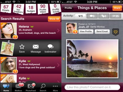 best iphone dating apps 2012